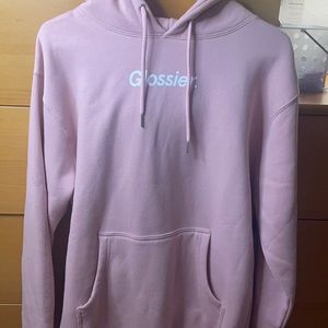 Glossier Original Pink Hoodie